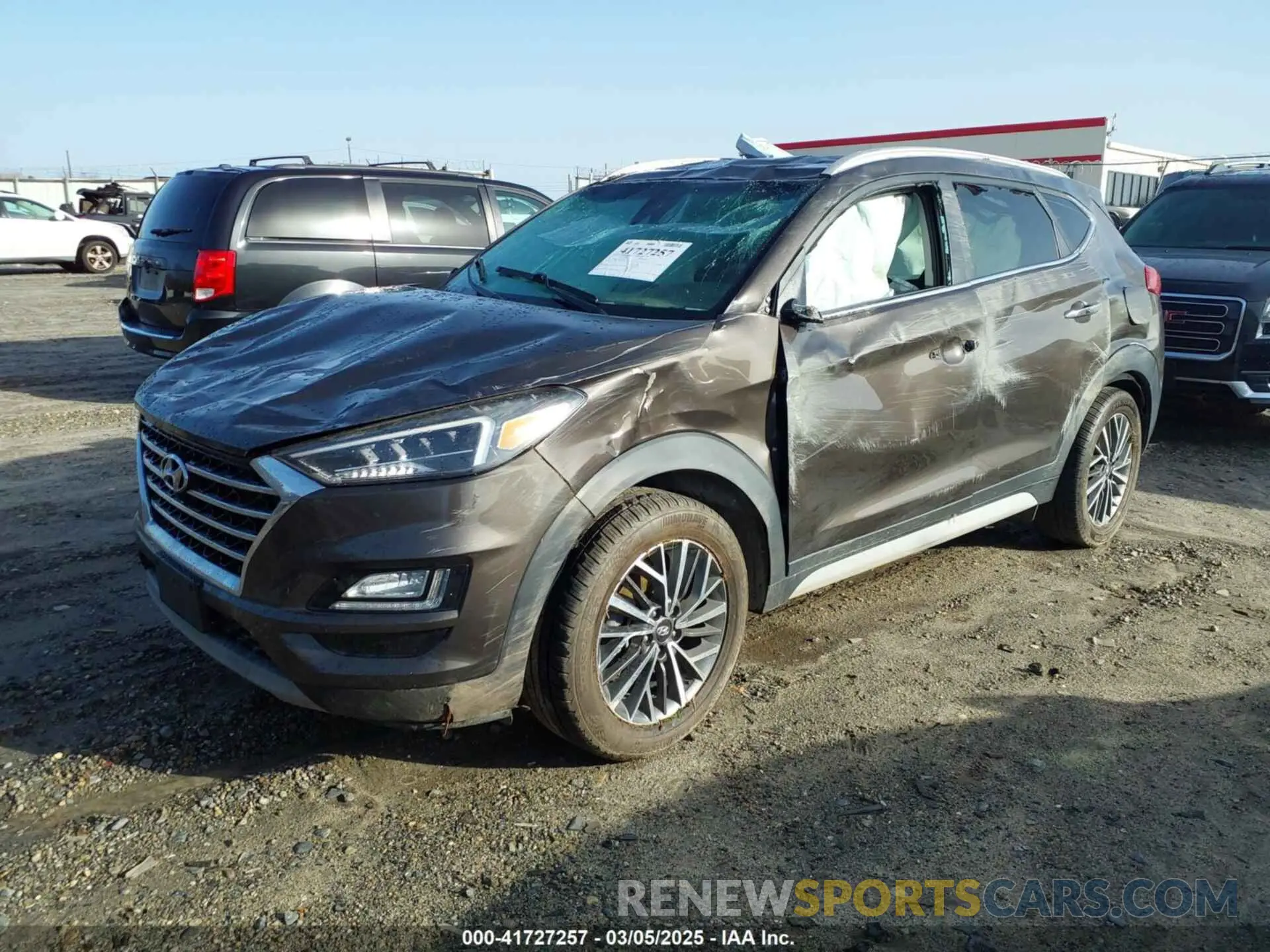 2 Photograph of a damaged car KM8J33AL4KU022757 HYUNDAI TUCSON 2019