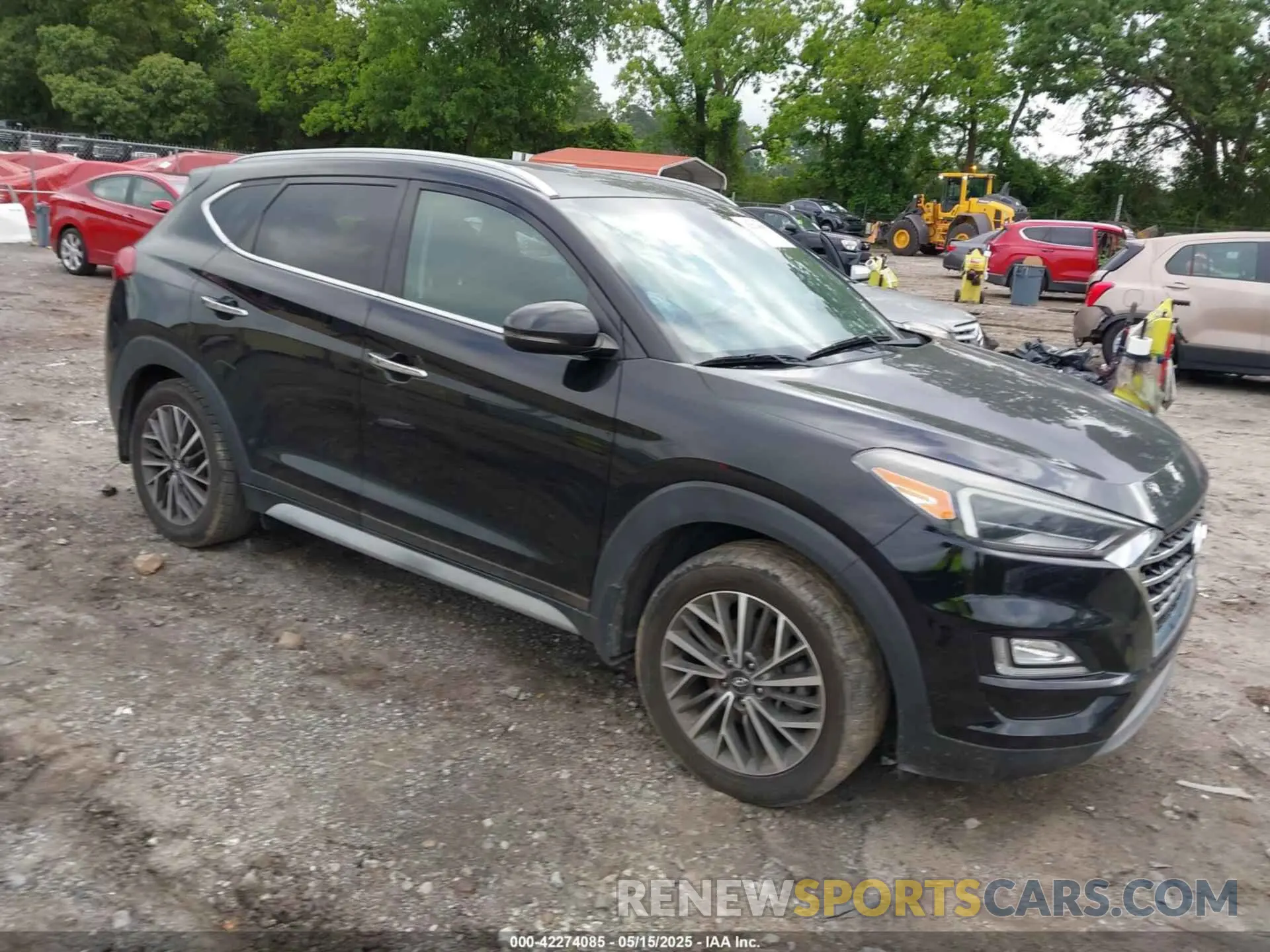 1 Photograph of a damaged car KM8J33AL4KU866636 HYUNDAI TUCSON 2019