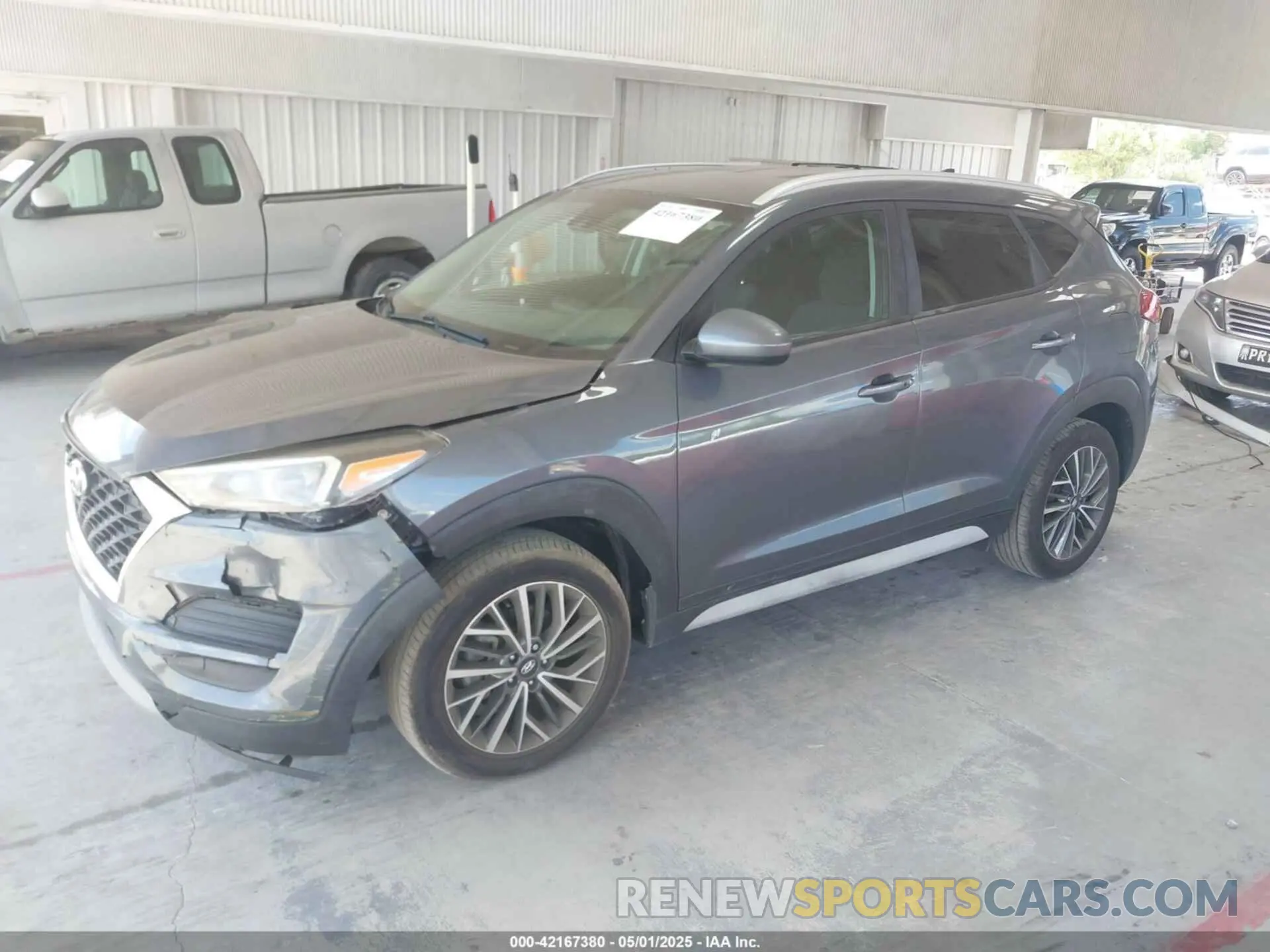 14 Photograph of a damaged car KM8J33AL4KU875529 HYUNDAI TUCSON 2019