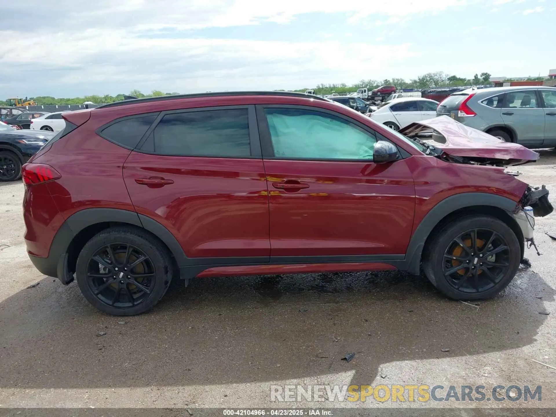 14 Photograph of a damaged car KM8J33AL4KU928830 HYUNDAI TUCSON 2019