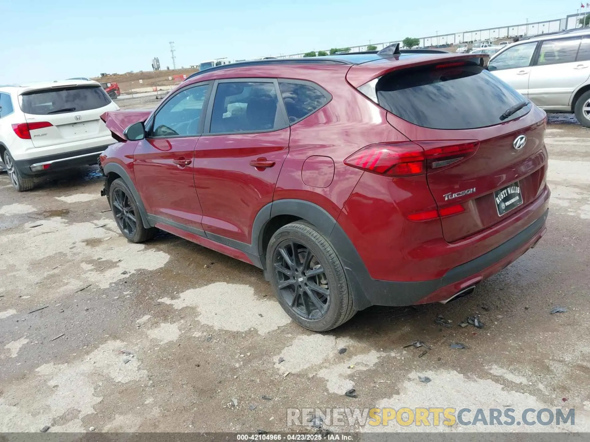 3 Photograph of a damaged car KM8J33AL4KU928830 HYUNDAI TUCSON 2019