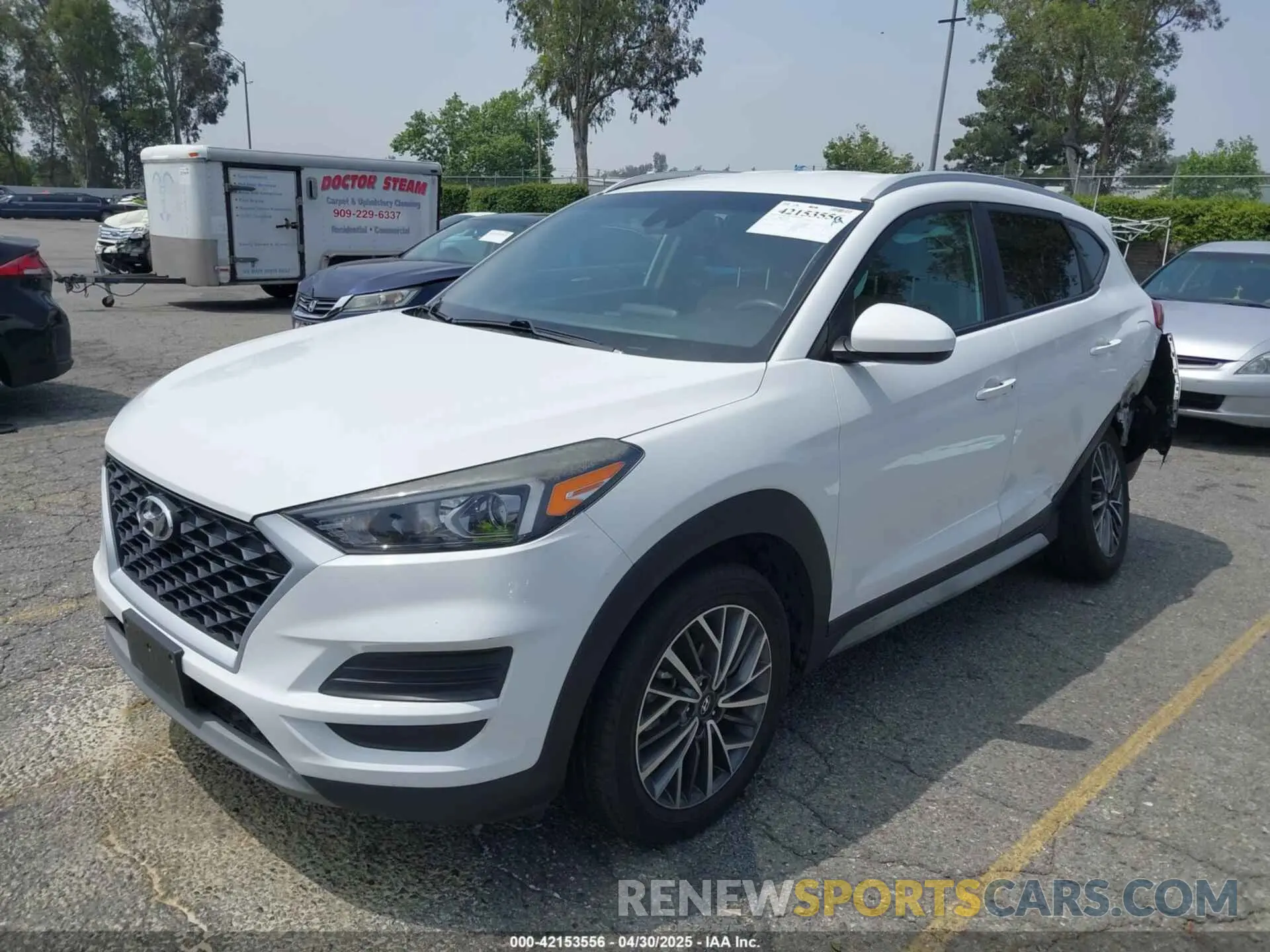 2 Photograph of a damaged car KM8J33AL5KU021603 HYUNDAI TUCSON 2019