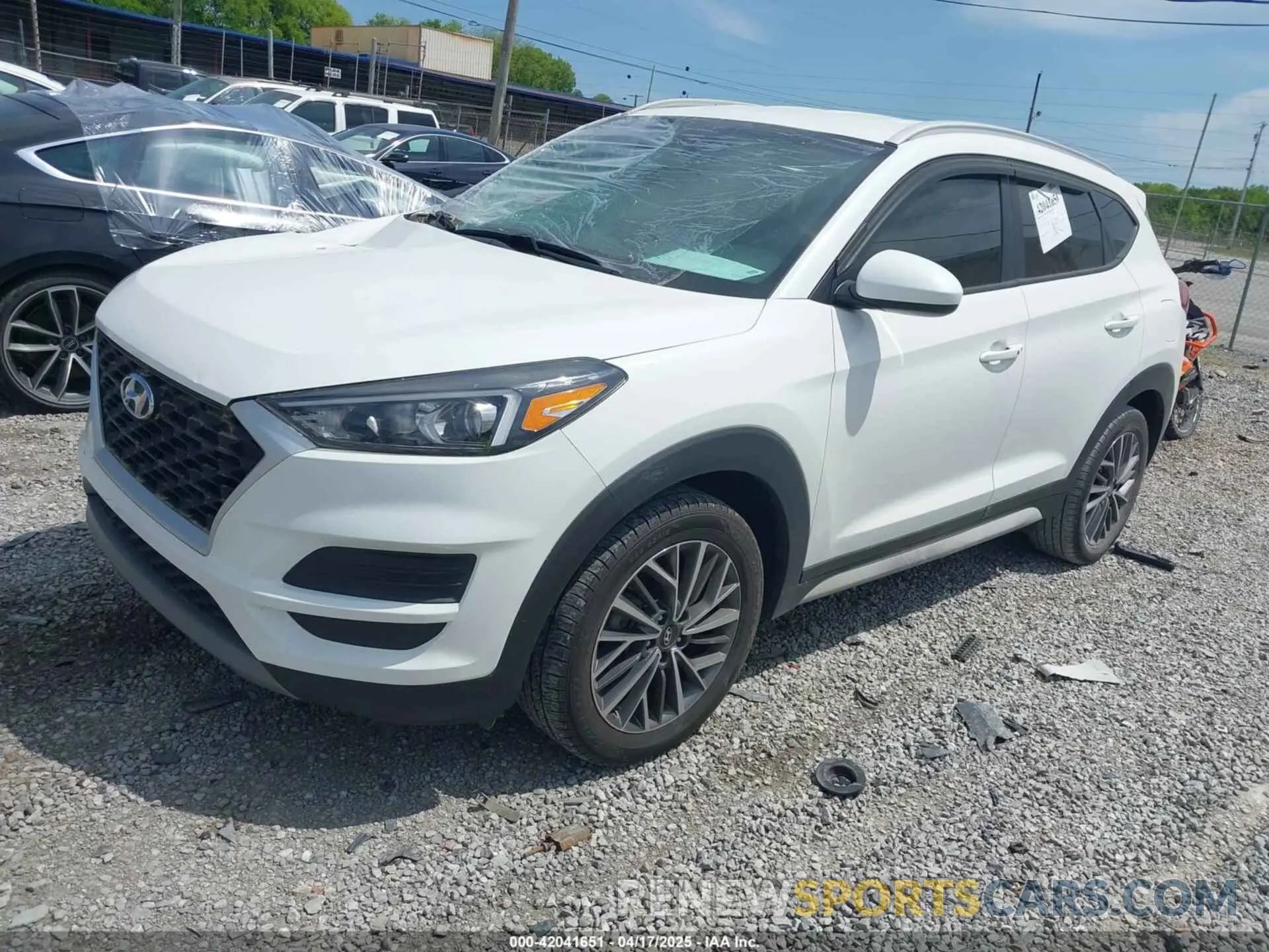2 Photograph of a damaged car KM8J33AL5KU066119 HYUNDAI TUCSON 2019