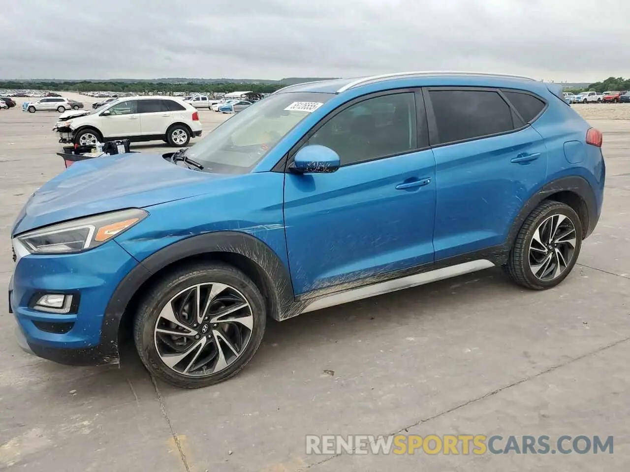 1 Photograph of a damaged car KM8J33AL5KU861199 HYUNDAI TUCSON 2019