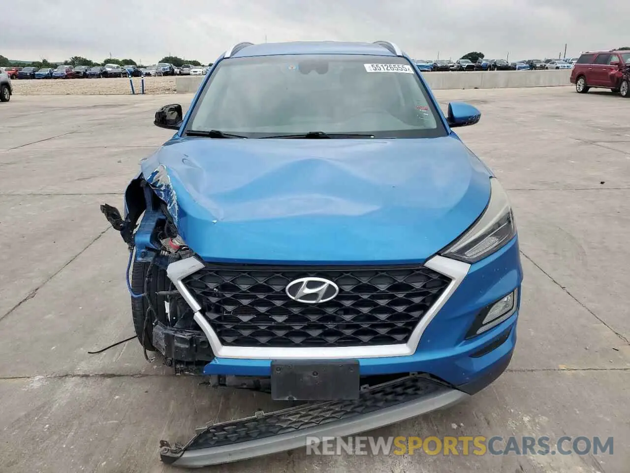 5 Photograph of a damaged car KM8J33AL5KU861199 HYUNDAI TUCSON 2019