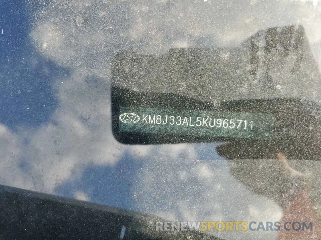 13 Photograph of a damaged car KM8J33AL5KU965711 HYUNDAI TUCSON 2019
