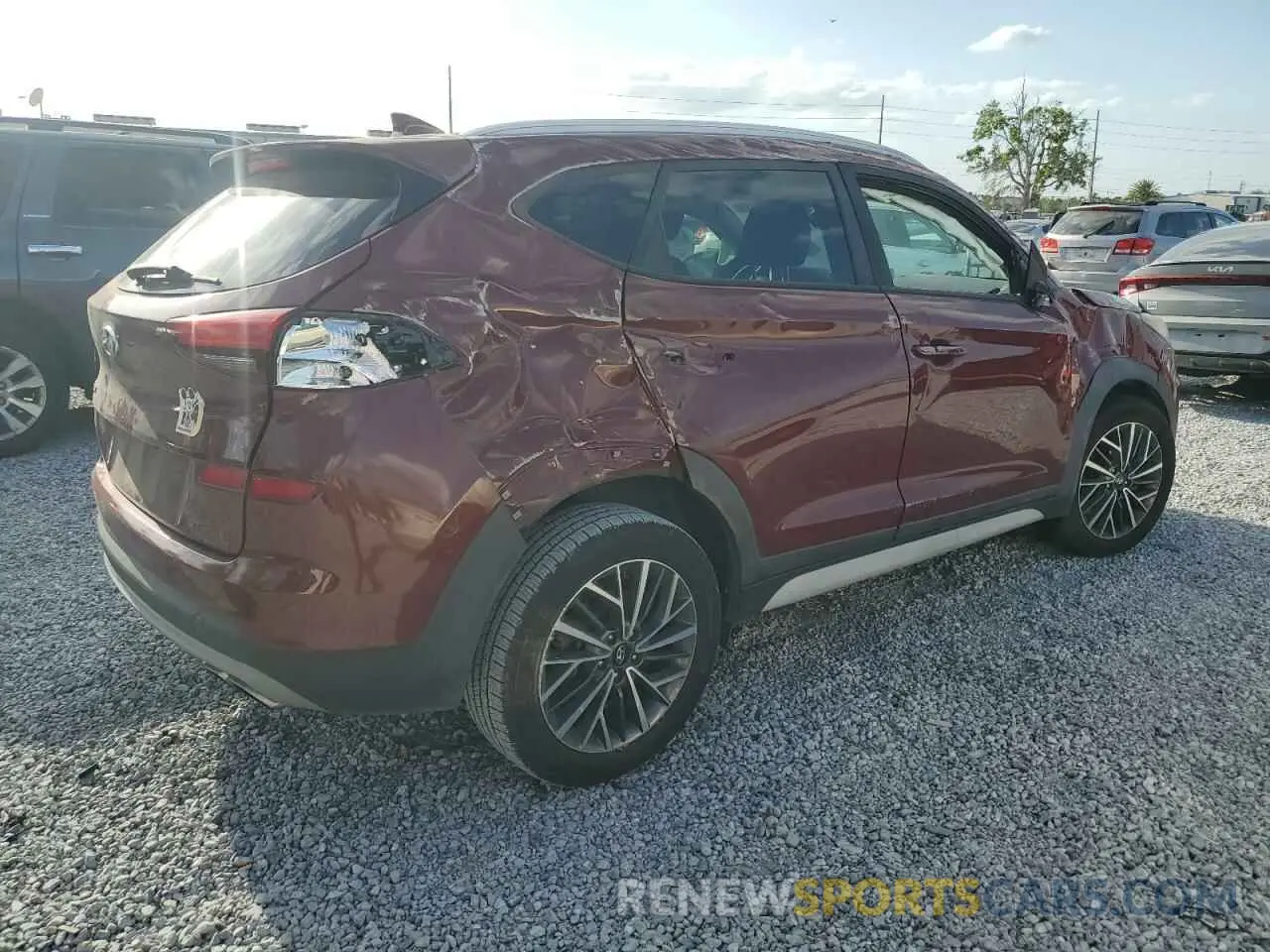 3 Photograph of a damaged car KM8J33AL5KU965711 HYUNDAI TUCSON 2019