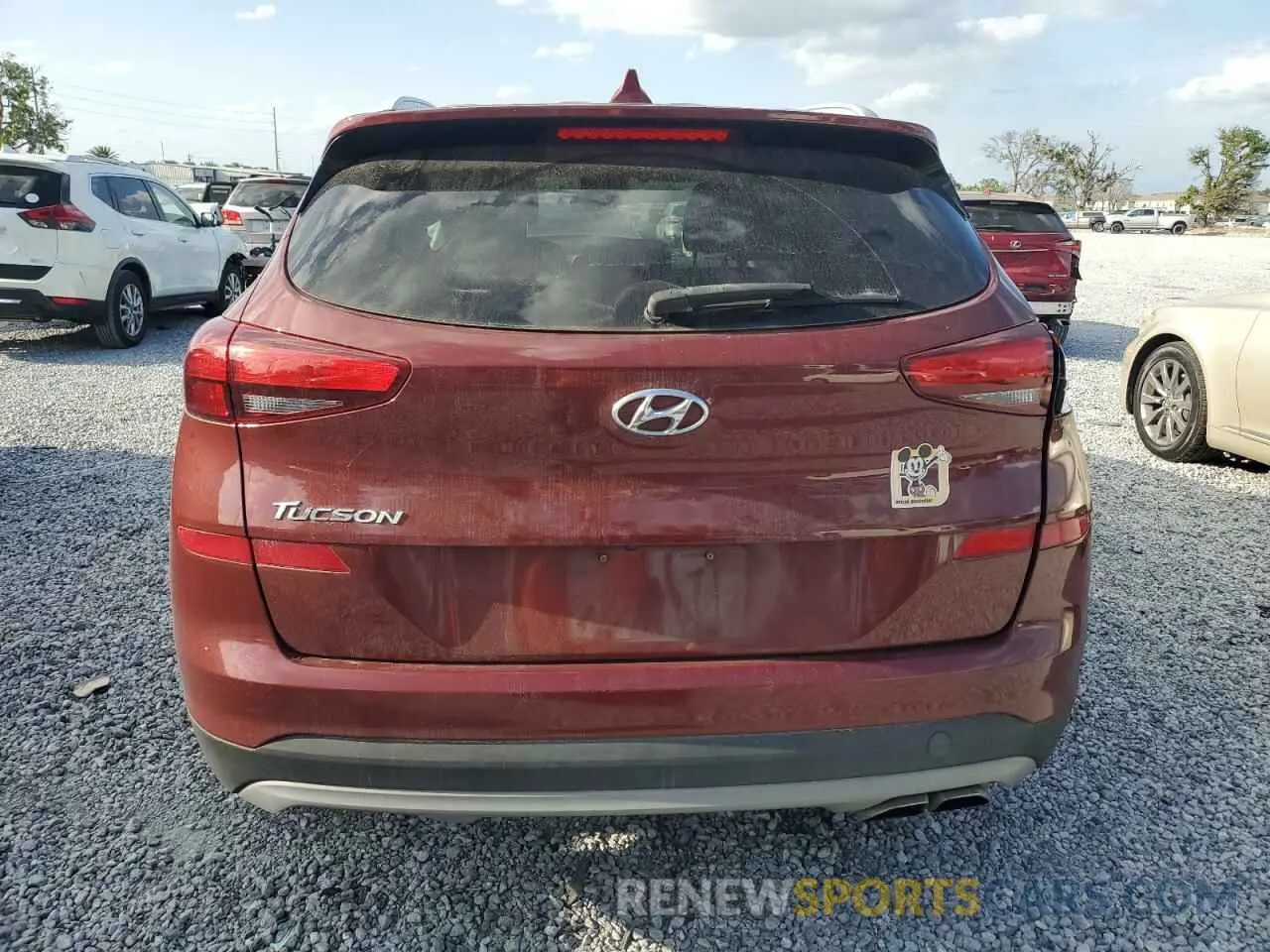 6 Photograph of a damaged car KM8J33AL5KU965711 HYUNDAI TUCSON 2019
