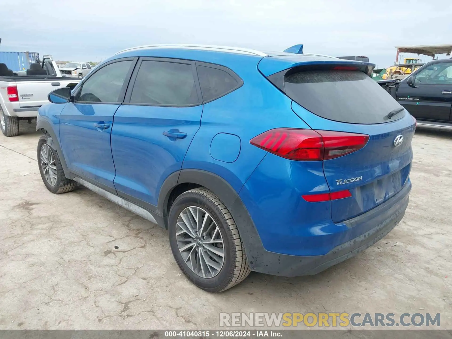 3 Photograph of a damaged car KM8J33AL6KU011100 HYUNDAI TUCSON 2019