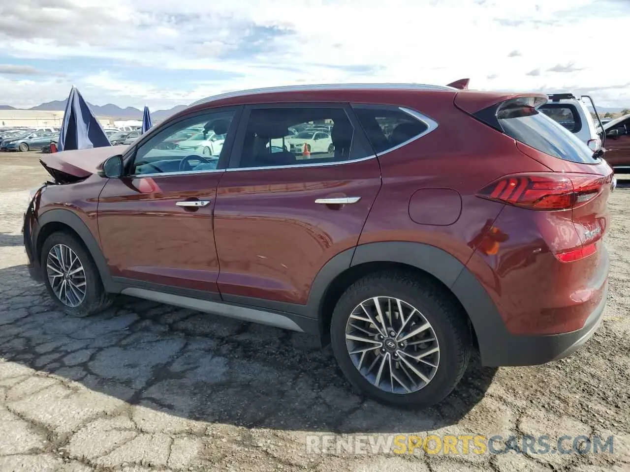 2 Photograph of a damaged car KM8J33AL6KU041875 HYUNDAI TUCSON 2019