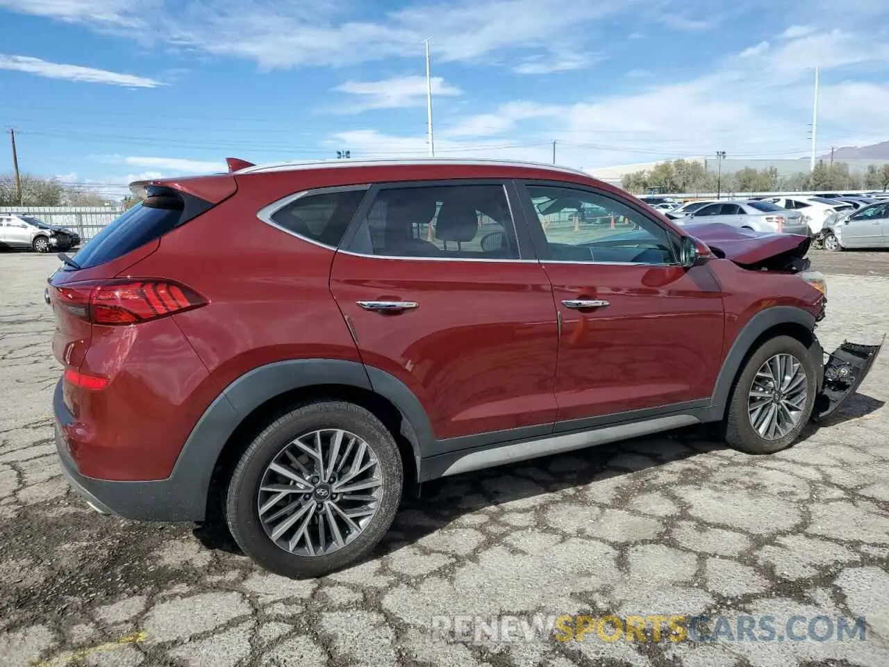 3 Photograph of a damaged car KM8J33AL6KU041875 HYUNDAI TUCSON 2019