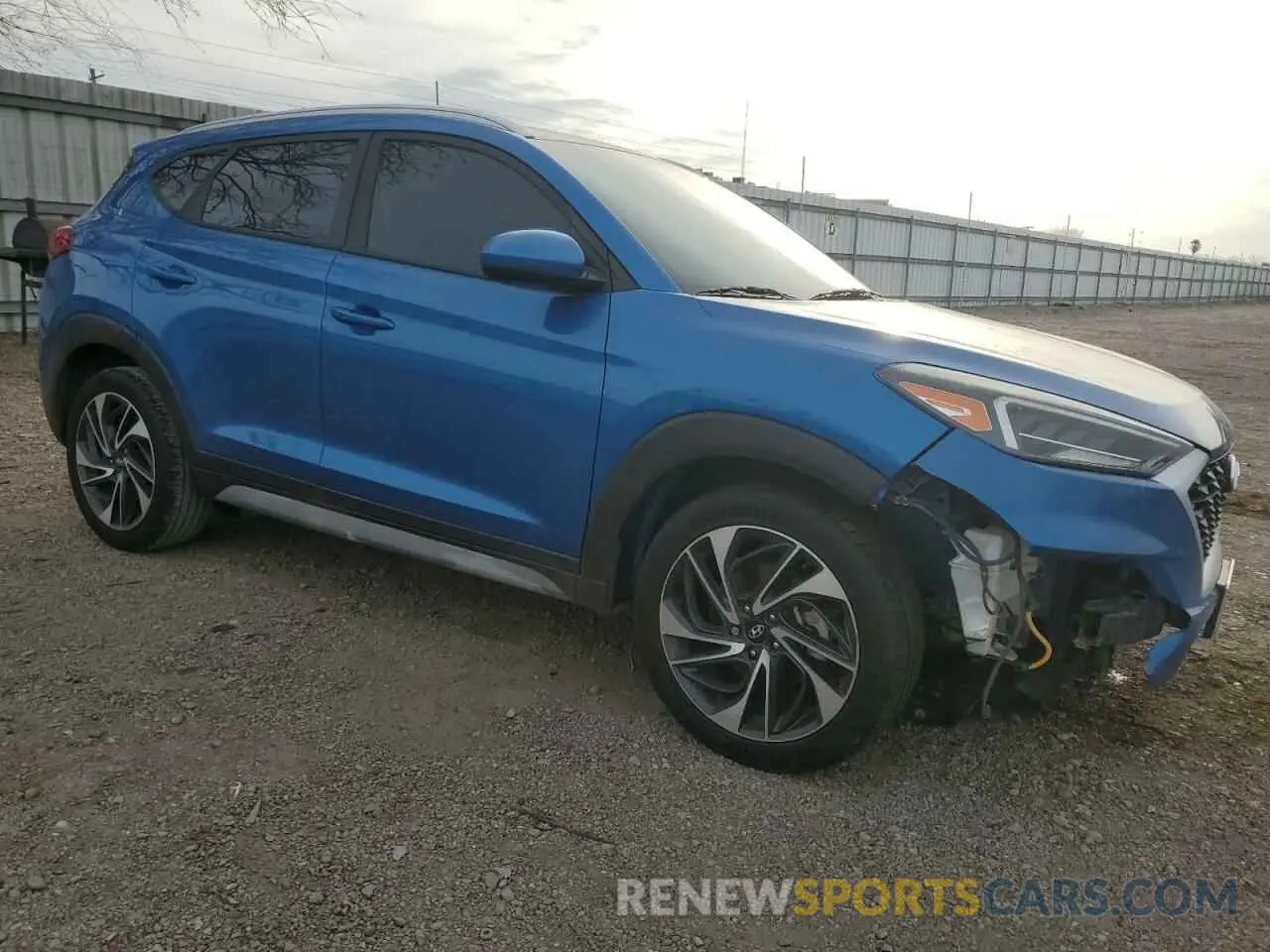 4 Photograph of a damaged car KM8J33AL6KU048048 HYUNDAI TUCSON 2019