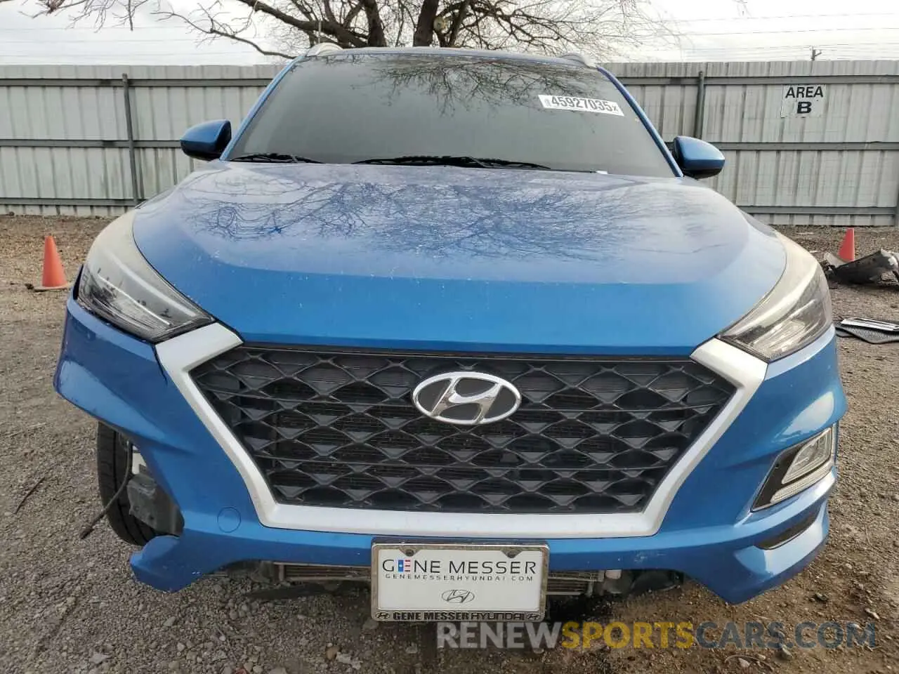 5 Photograph of a damaged car KM8J33AL6KU048048 HYUNDAI TUCSON 2019