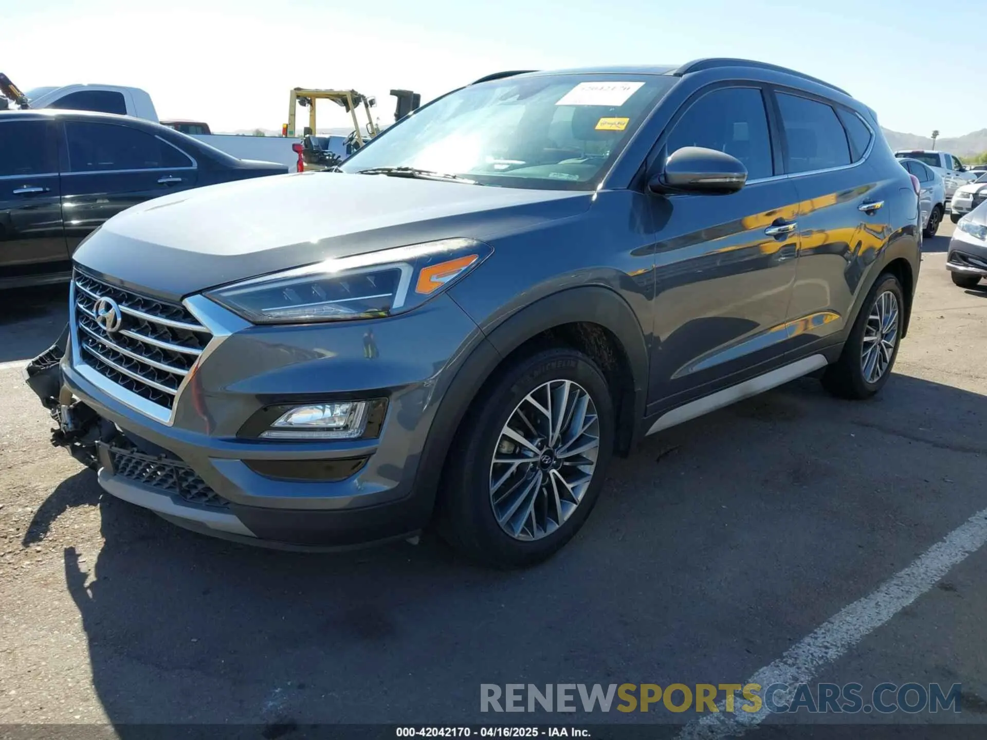 2 Photograph of a damaged car KM8J33AL6KU057820 HYUNDAI TUCSON 2019