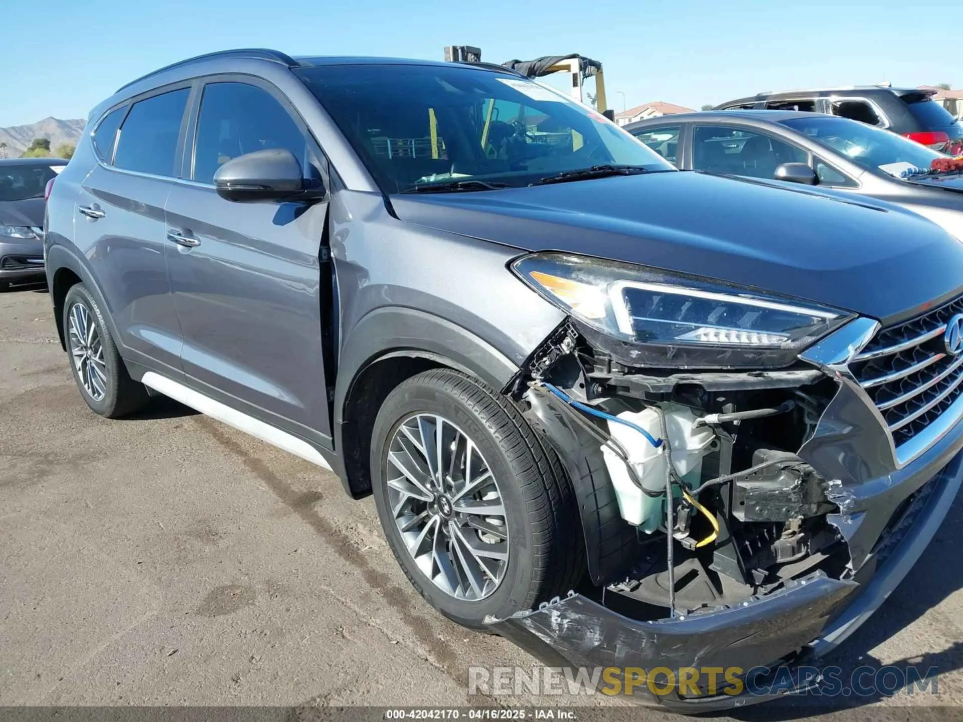 6 Photograph of a damaged car KM8J33AL6KU057820 HYUNDAI TUCSON 2019