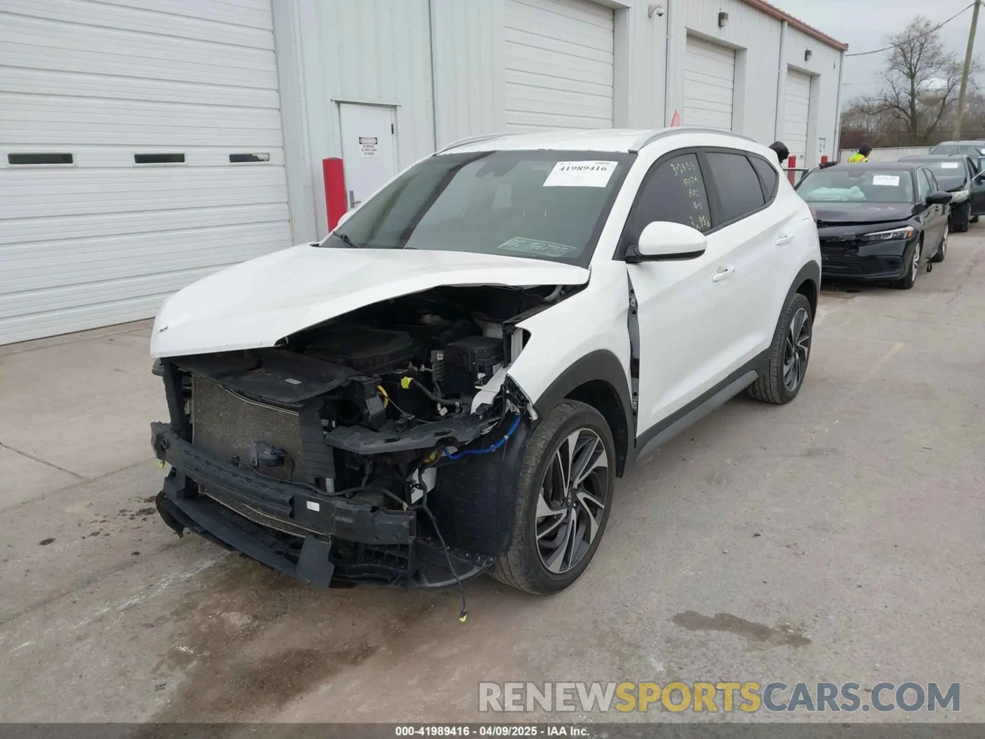 2 Photograph of a damaged car KM8J33AL6KU838403 HYUNDAI TUCSON 2019