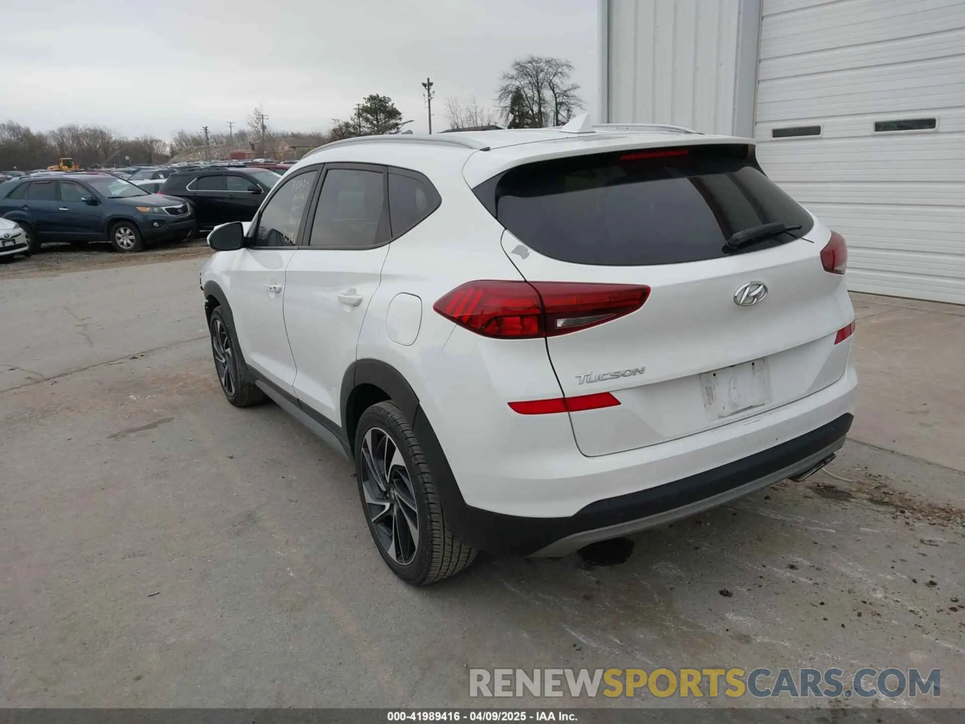 3 Photograph of a damaged car KM8J33AL6KU838403 HYUNDAI TUCSON 2019