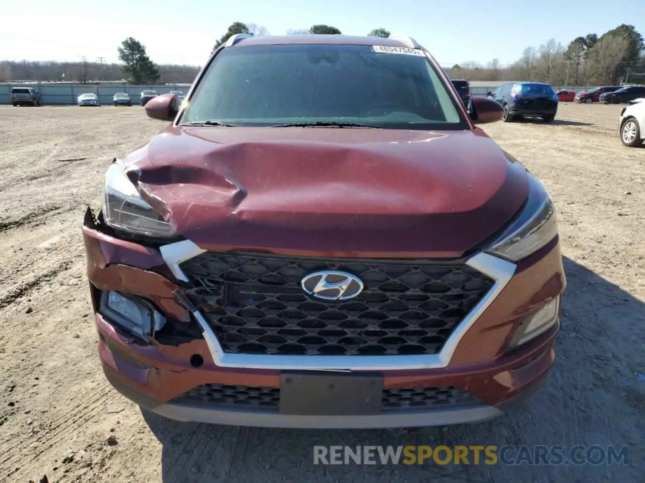 5 Photograph of a damaged car KM8J33AL6KU861387 HYUNDAI TUCSON 2019