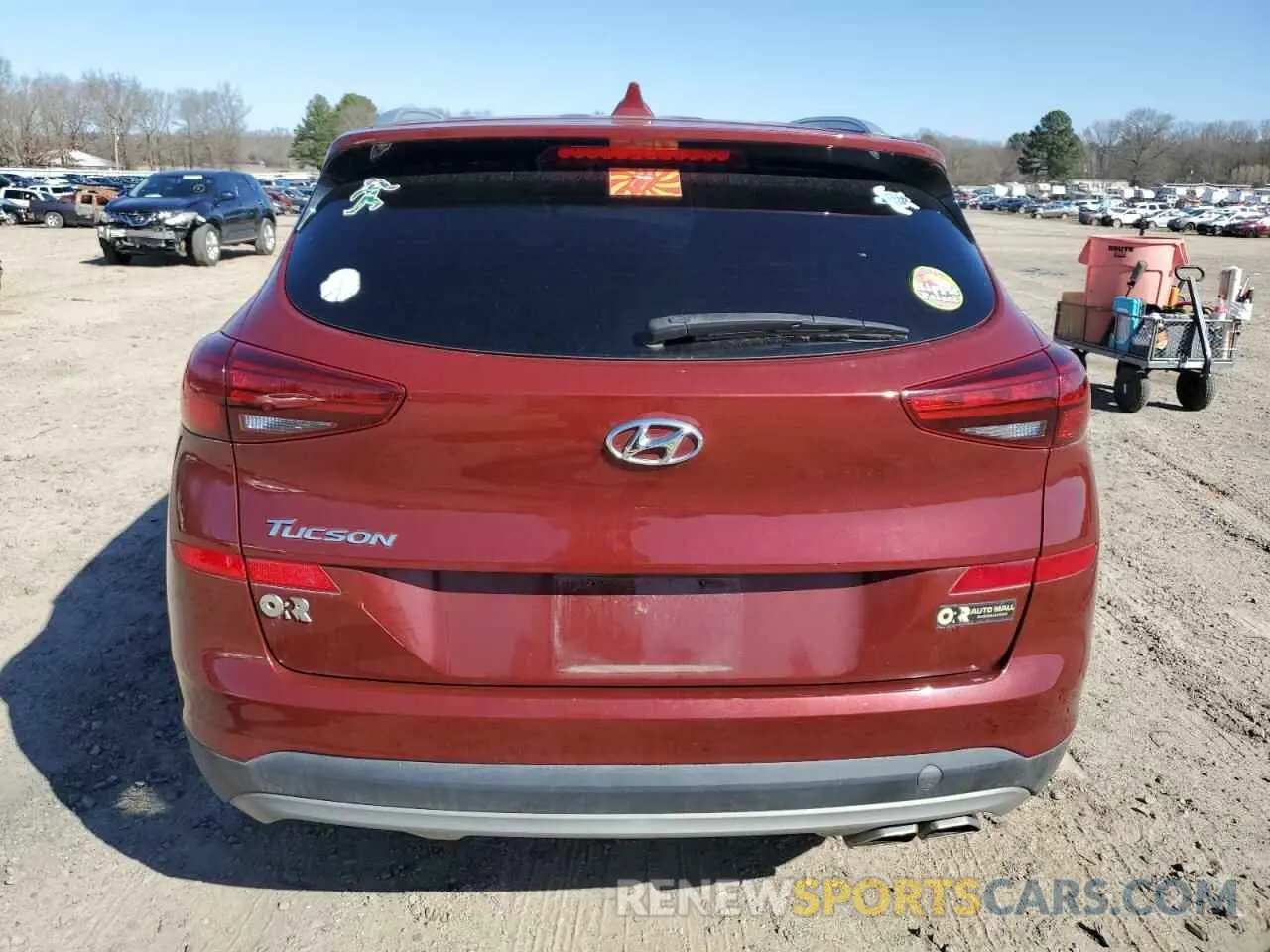 6 Photograph of a damaged car KM8J33AL6KU861387 HYUNDAI TUCSON 2019