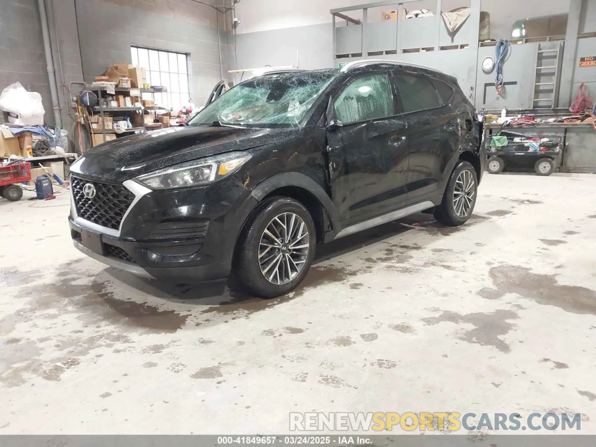 2 Photograph of a damaged car KM8J33AL6KU938288 HYUNDAI TUCSON 2019