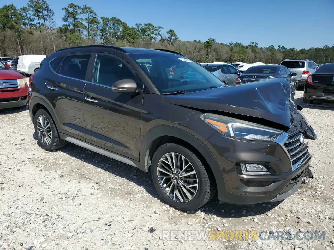 4 Photograph of a damaged car KM8J33AL6KU959349 HYUNDAI TUCSON 2019