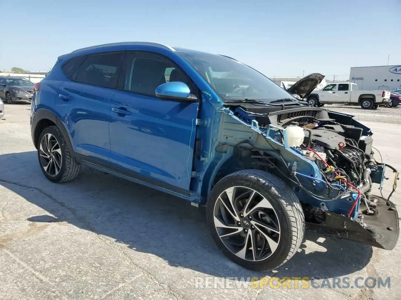 4 Photograph of a damaged car KM8J33AL6KU981447 HYUNDAI TUCSON 2019