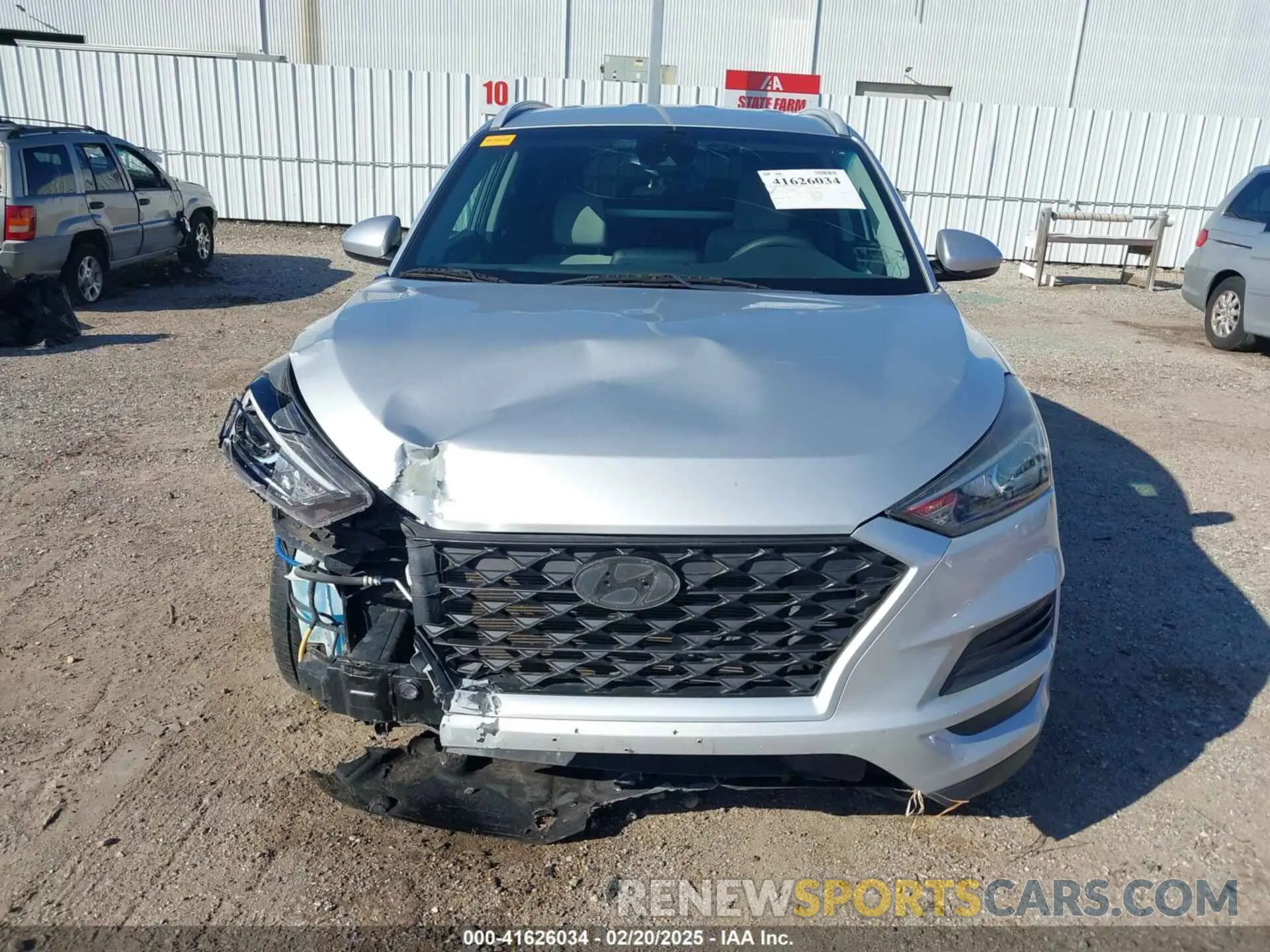 13 Photograph of a damaged car KM8J33AL6KU988298 HYUNDAI TUCSON 2019