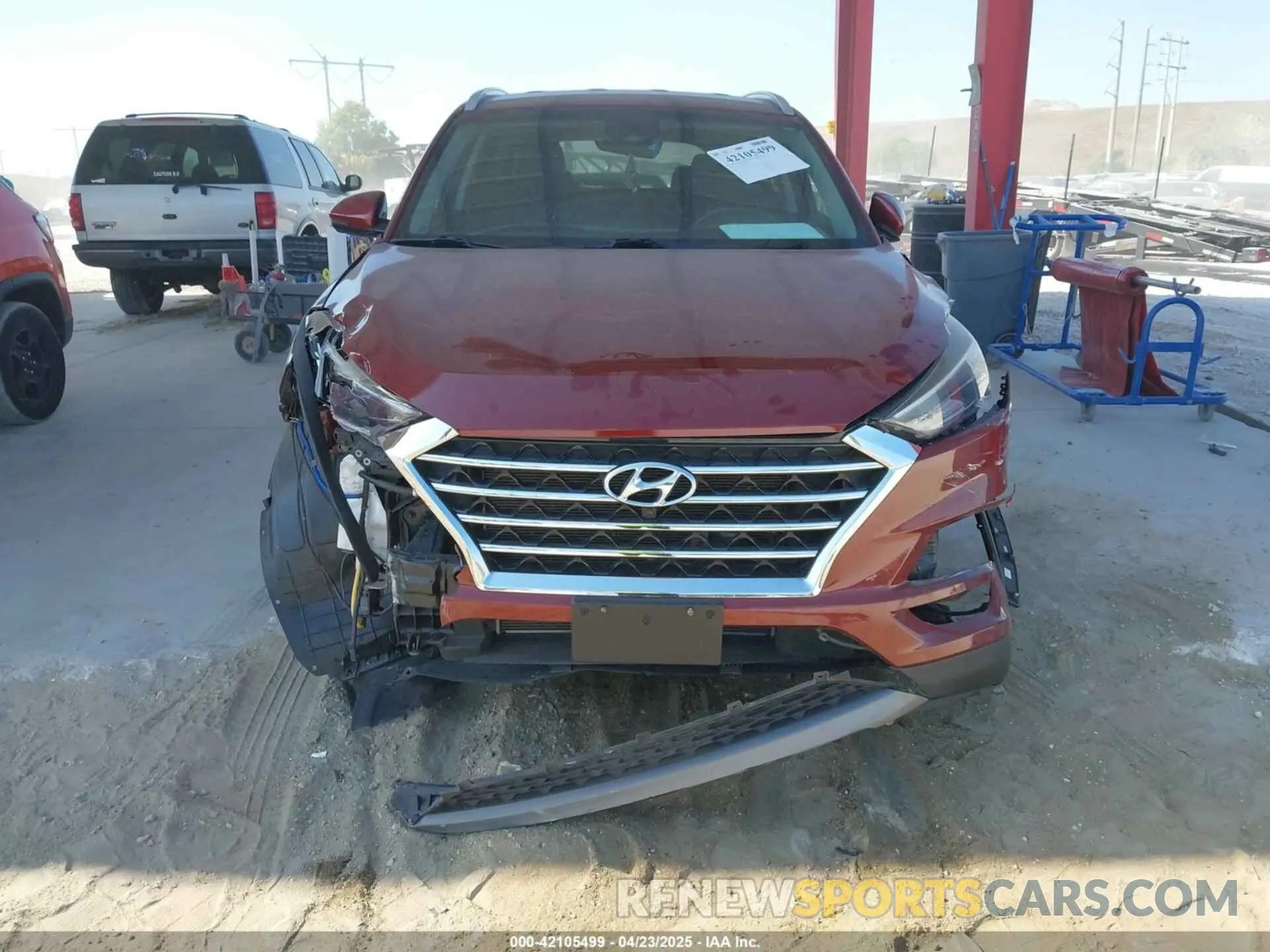 13 Photograph of a damaged car KM8J33AL7KU865187 HYUNDAI TUCSON 2019