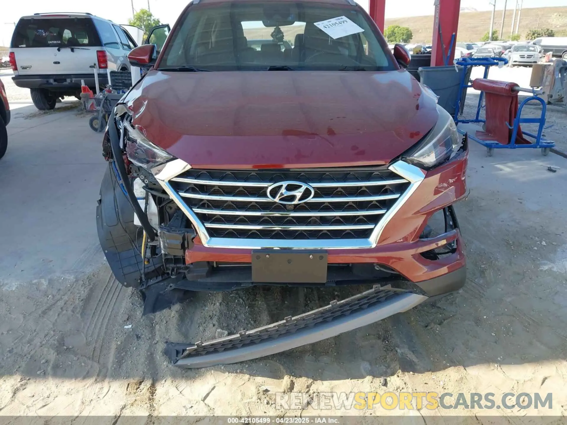 6 Photograph of a damaged car KM8J33AL7KU865187 HYUNDAI TUCSON 2019