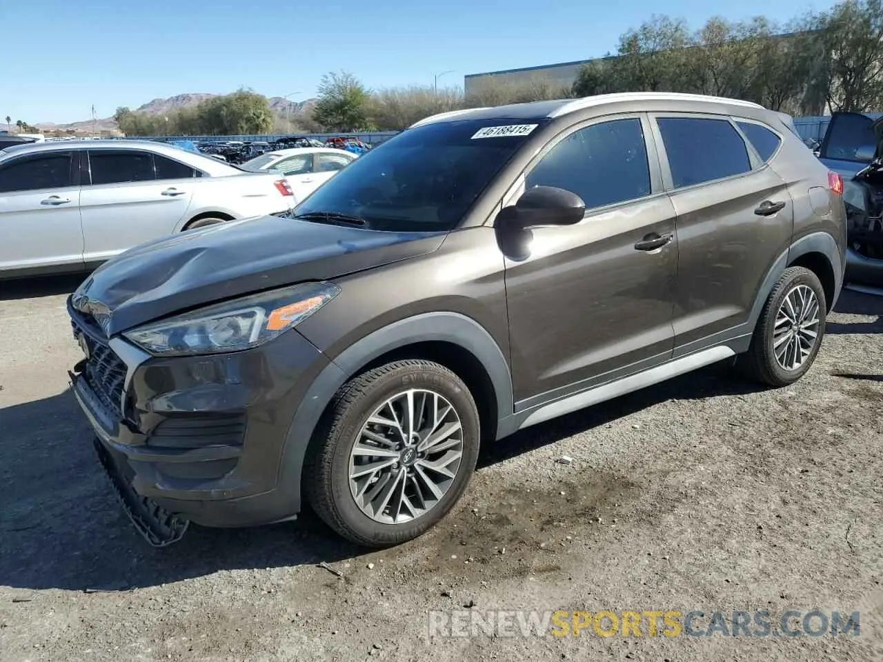 1 Photograph of a damaged car KM8J33AL7KU947274 HYUNDAI TUCSON 2019