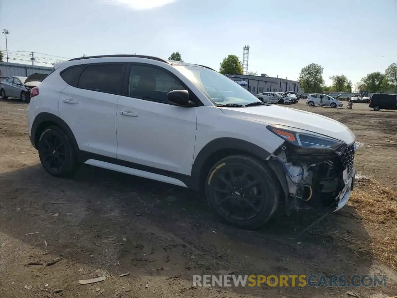 4 Photograph of a damaged car KM8J33AL7KU951034 HYUNDAI TUCSON 2019