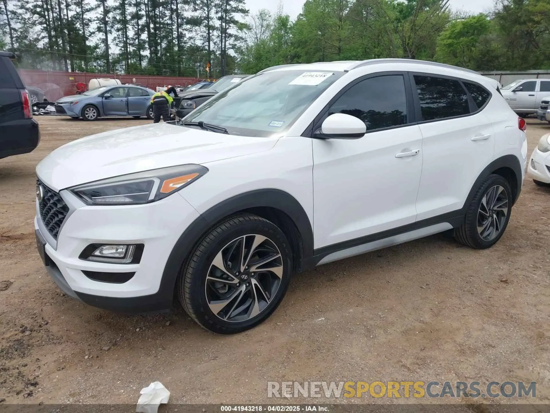 2 Photograph of a damaged car KM8J33AL8KU045863 HYUNDAI TUCSON 2019