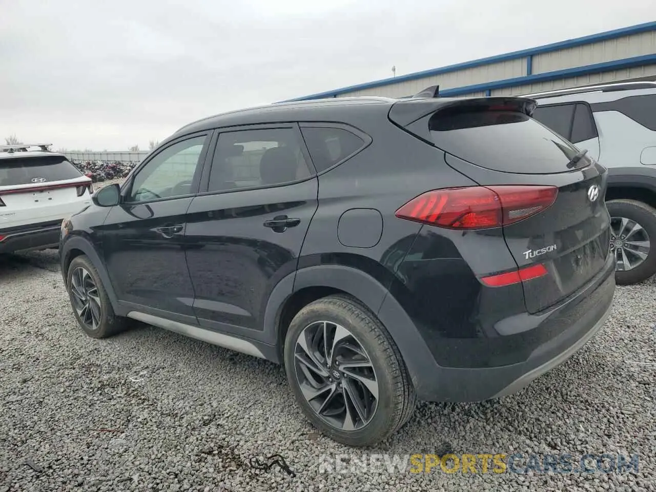 2 Photograph of a damaged car KM8J33AL8KU965900 HYUNDAI TUCSON 2019