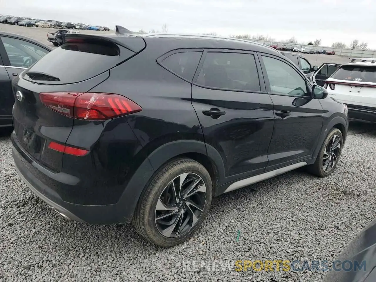3 Photograph of a damaged car KM8J33AL8KU965900 HYUNDAI TUCSON 2019