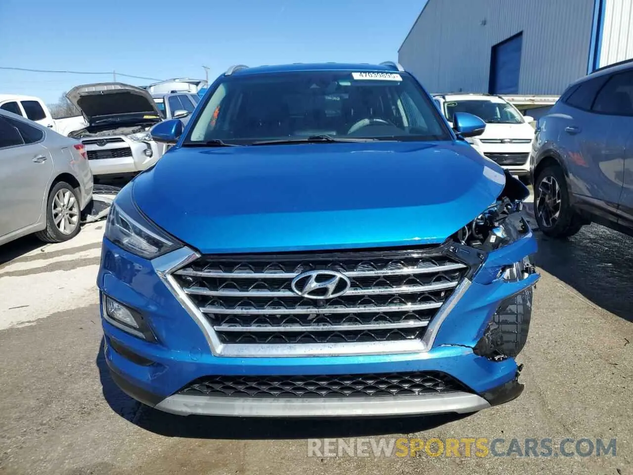 5 Photograph of a damaged car KM8J33AL8KU984978 HYUNDAI TUCSON 2019