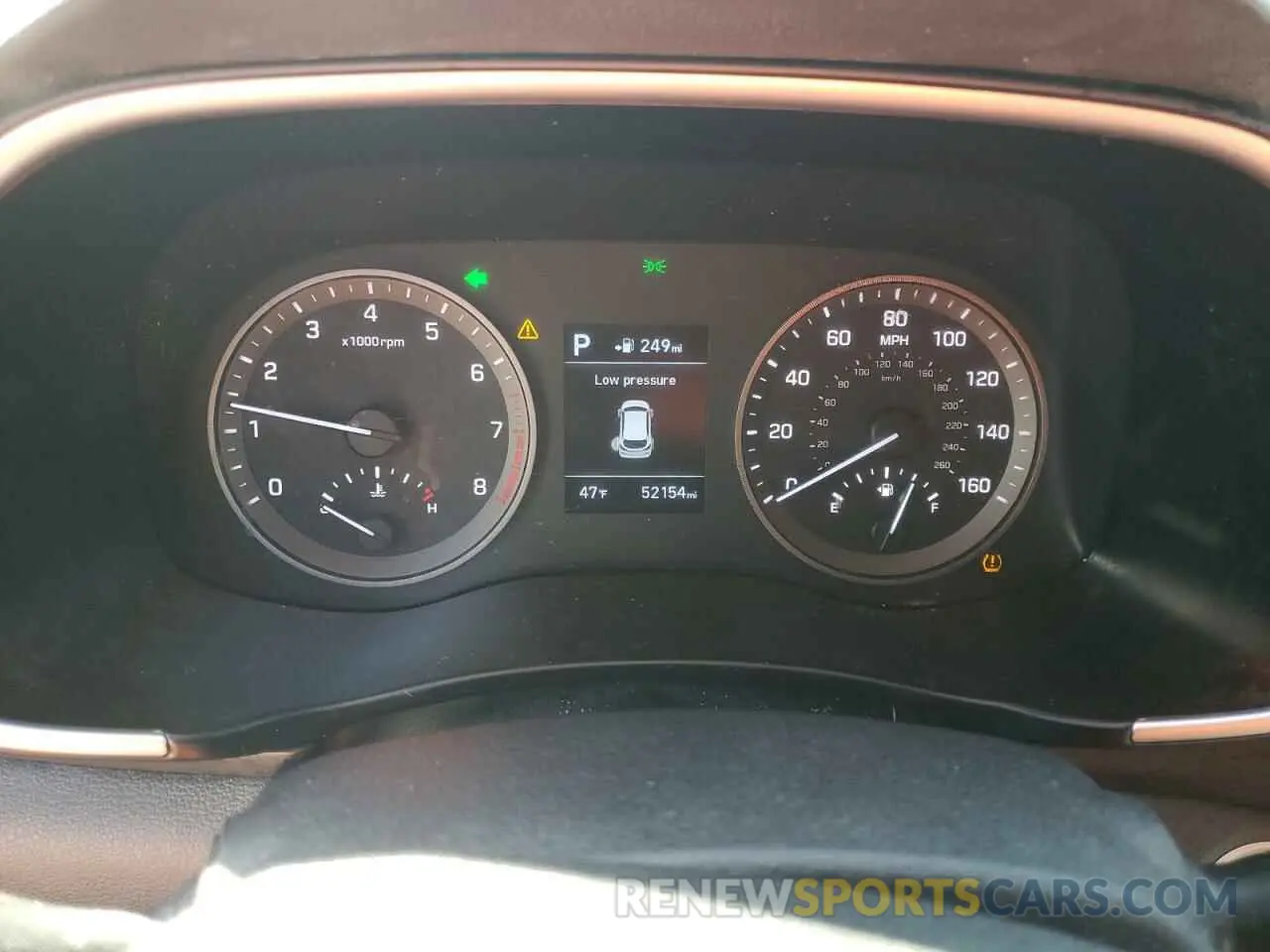 9 Photograph of a damaged car KM8J33AL8KU984978 HYUNDAI TUCSON 2019