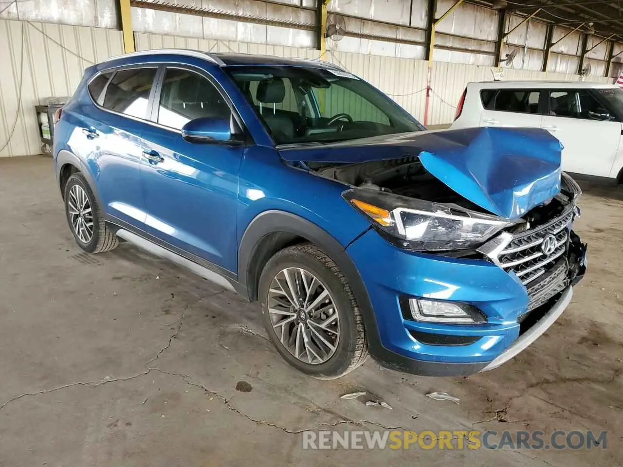 4 Photograph of a damaged car KM8J33AL9KU012418 HYUNDAI TUCSON 2019