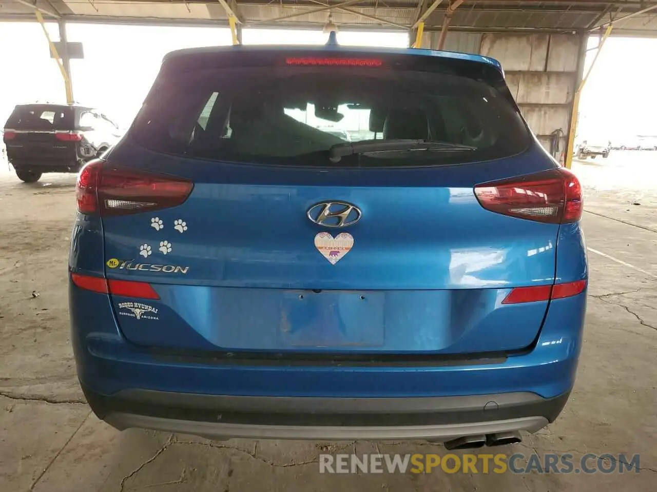 6 Photograph of a damaged car KM8J33AL9KU012418 HYUNDAI TUCSON 2019