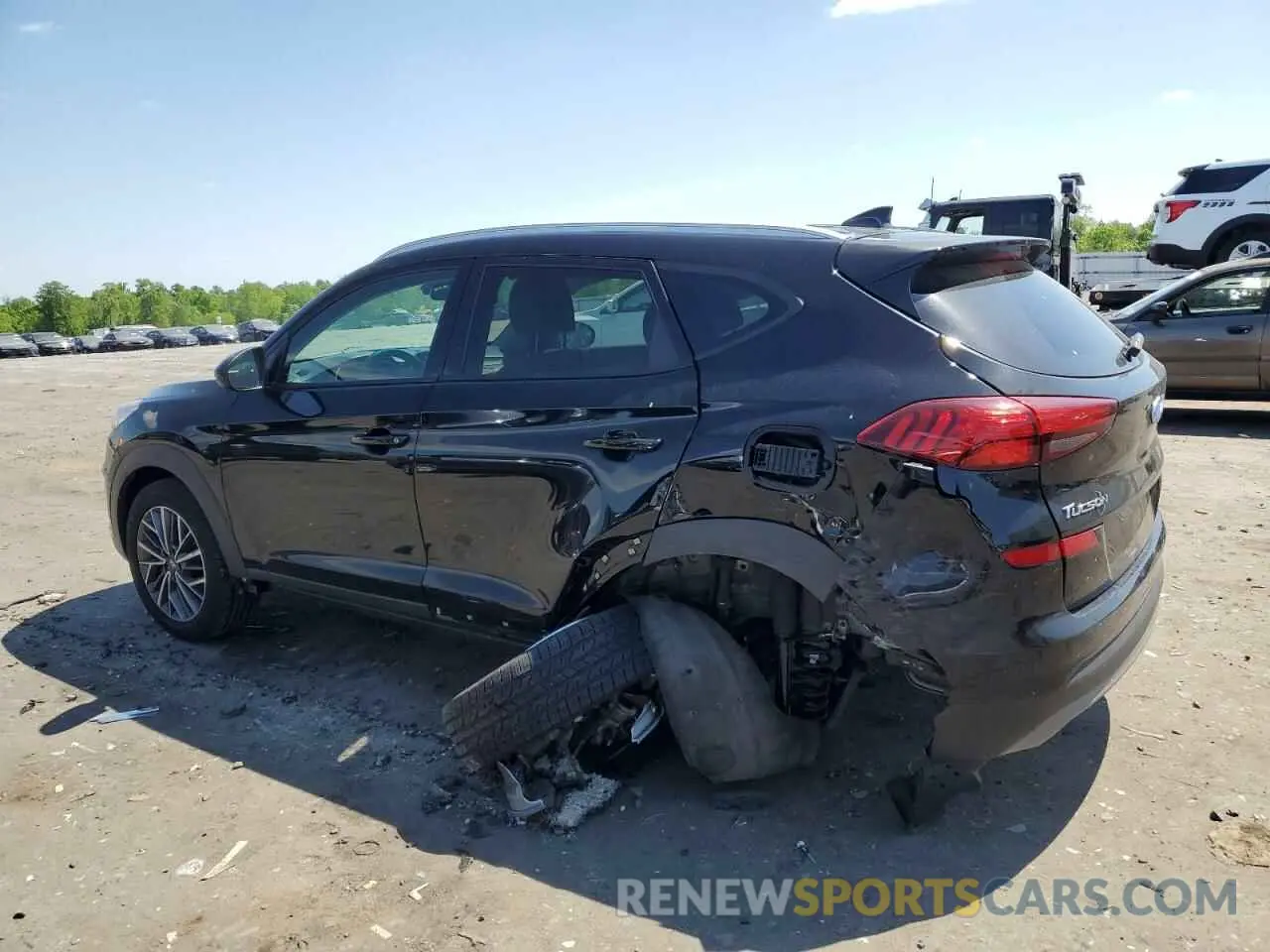 2 Photograph of a damaged car KM8J33AL9KU056645 HYUNDAI TUCSON 2019