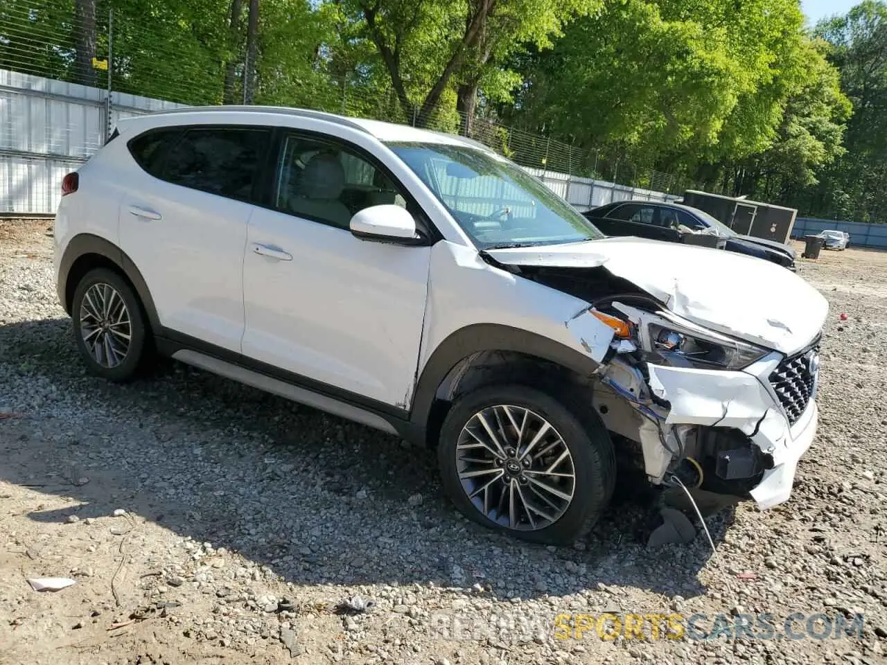 4 Photograph of a damaged car KM8J33AL9KU895694 HYUNDAI TUCSON 2019