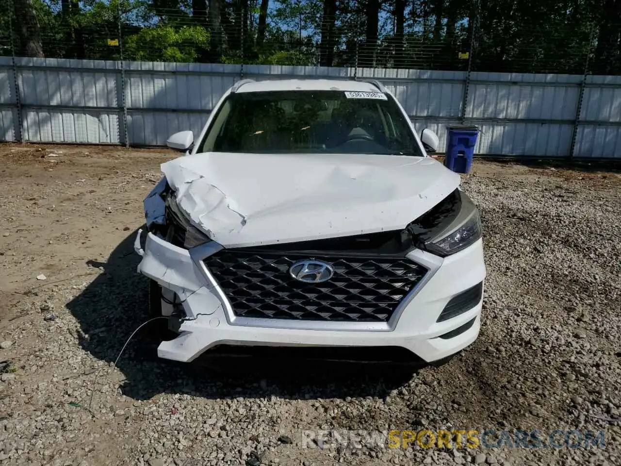 5 Photograph of a damaged car KM8J33AL9KU895694 HYUNDAI TUCSON 2019