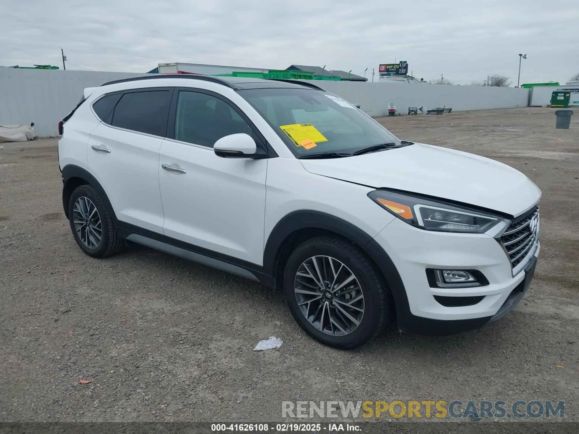 1 Photograph of a damaged car KM8J33ALOKU880498 HYUNDAI TUCSON 2019