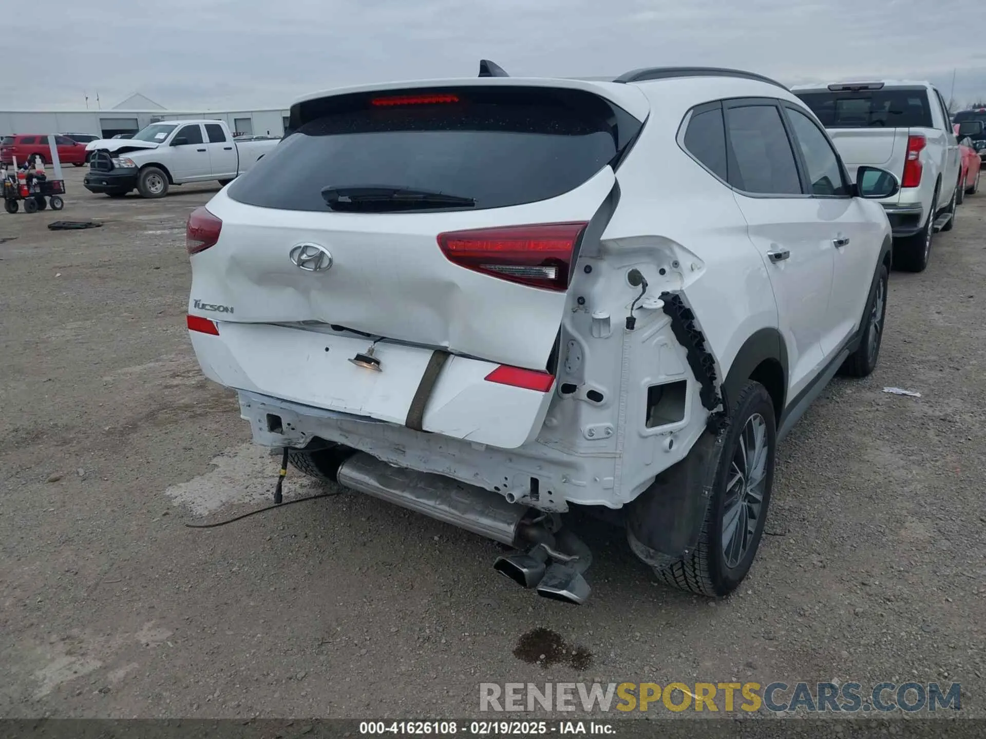 6 Photograph of a damaged car KM8J33ALOKU880498 HYUNDAI TUCSON 2019