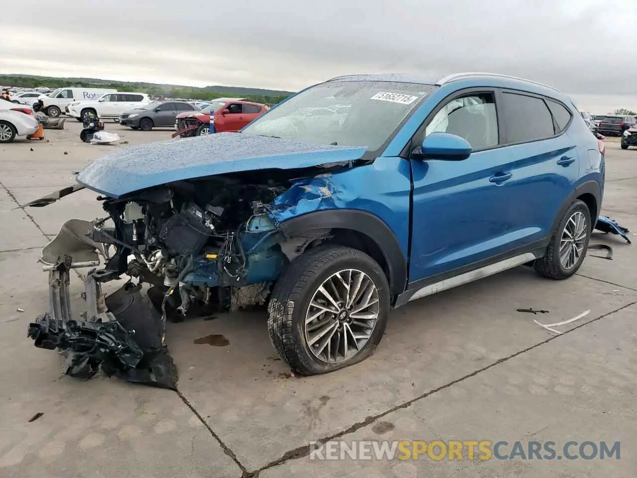 1 Photograph of a damaged car KM8J33ALXKU035478 HYUNDAI TUCSON 2019