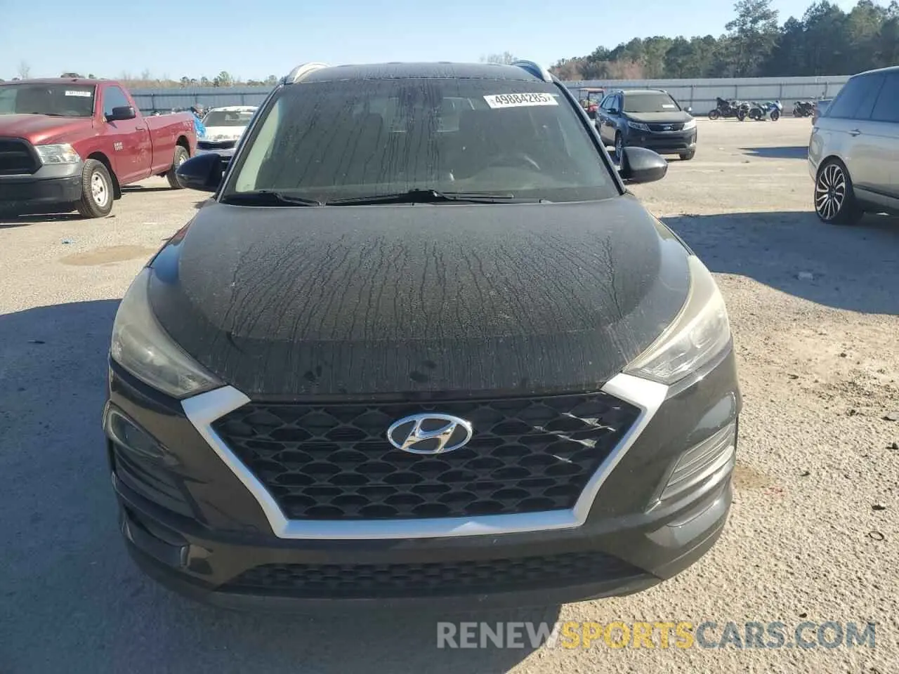 5 Photograph of a damaged car KM8J33ALXKU876250 HYUNDAI TUCSON 2019