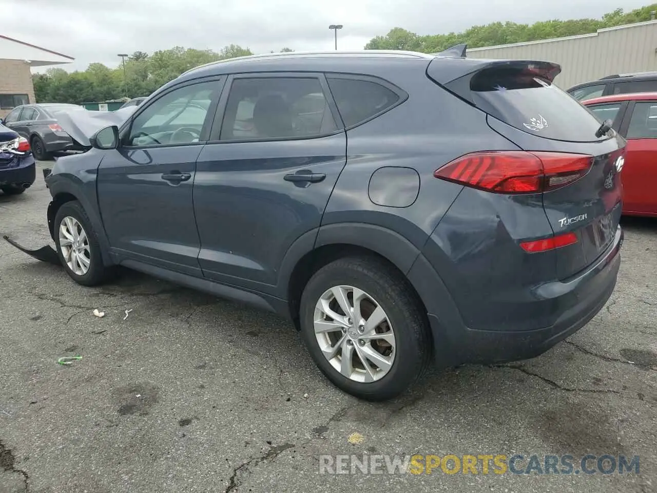 2 Photograph of a damaged car KM8J3CA40KU004507 HYUNDAI TUCSON 2019