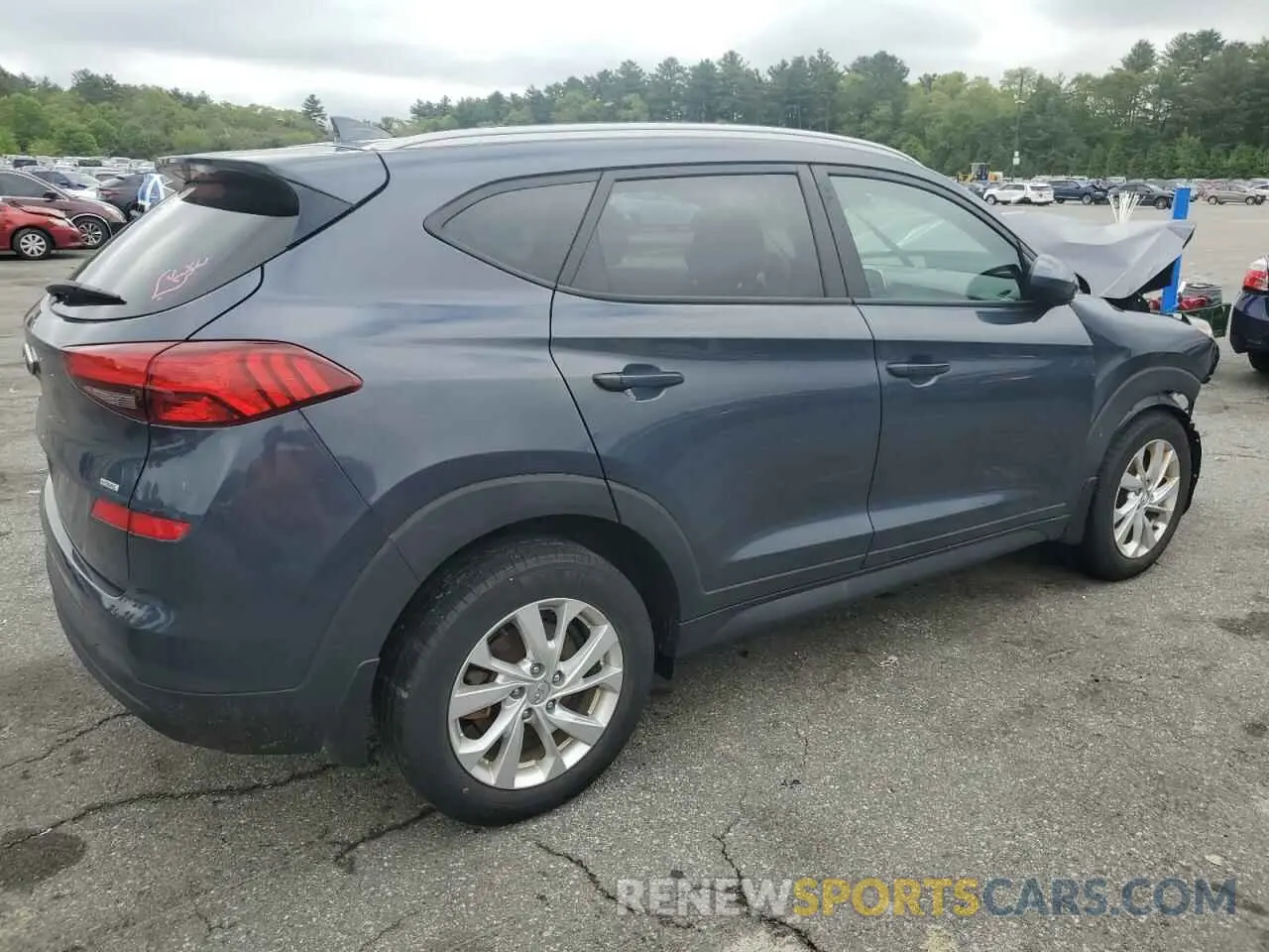3 Photograph of a damaged car KM8J3CA40KU004507 HYUNDAI TUCSON 2019