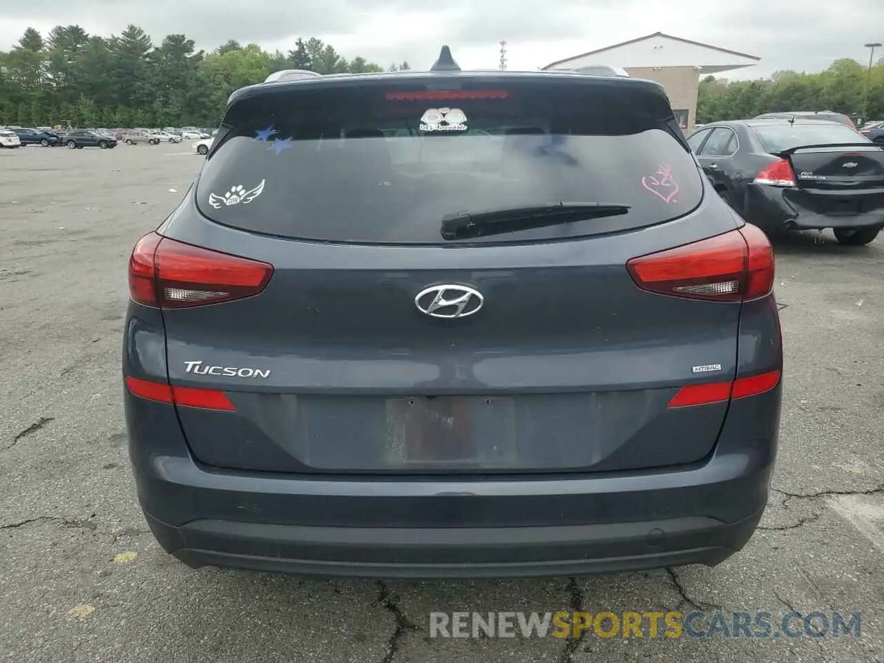 6 Photograph of a damaged car KM8J3CA40KU004507 HYUNDAI TUCSON 2019