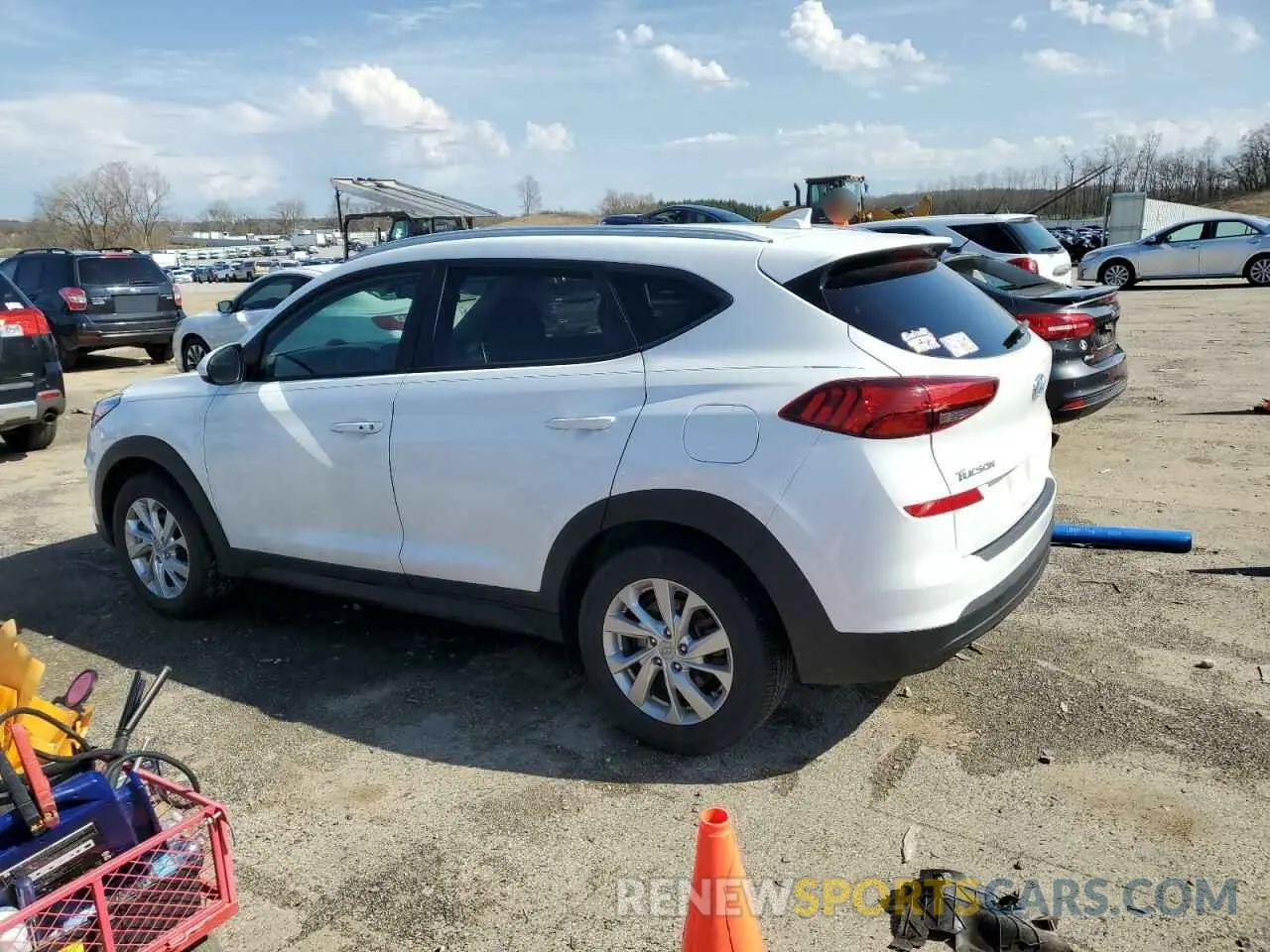2 Photograph of a damaged car KM8J3CA40KU070717 HYUNDAI TUCSON 2019