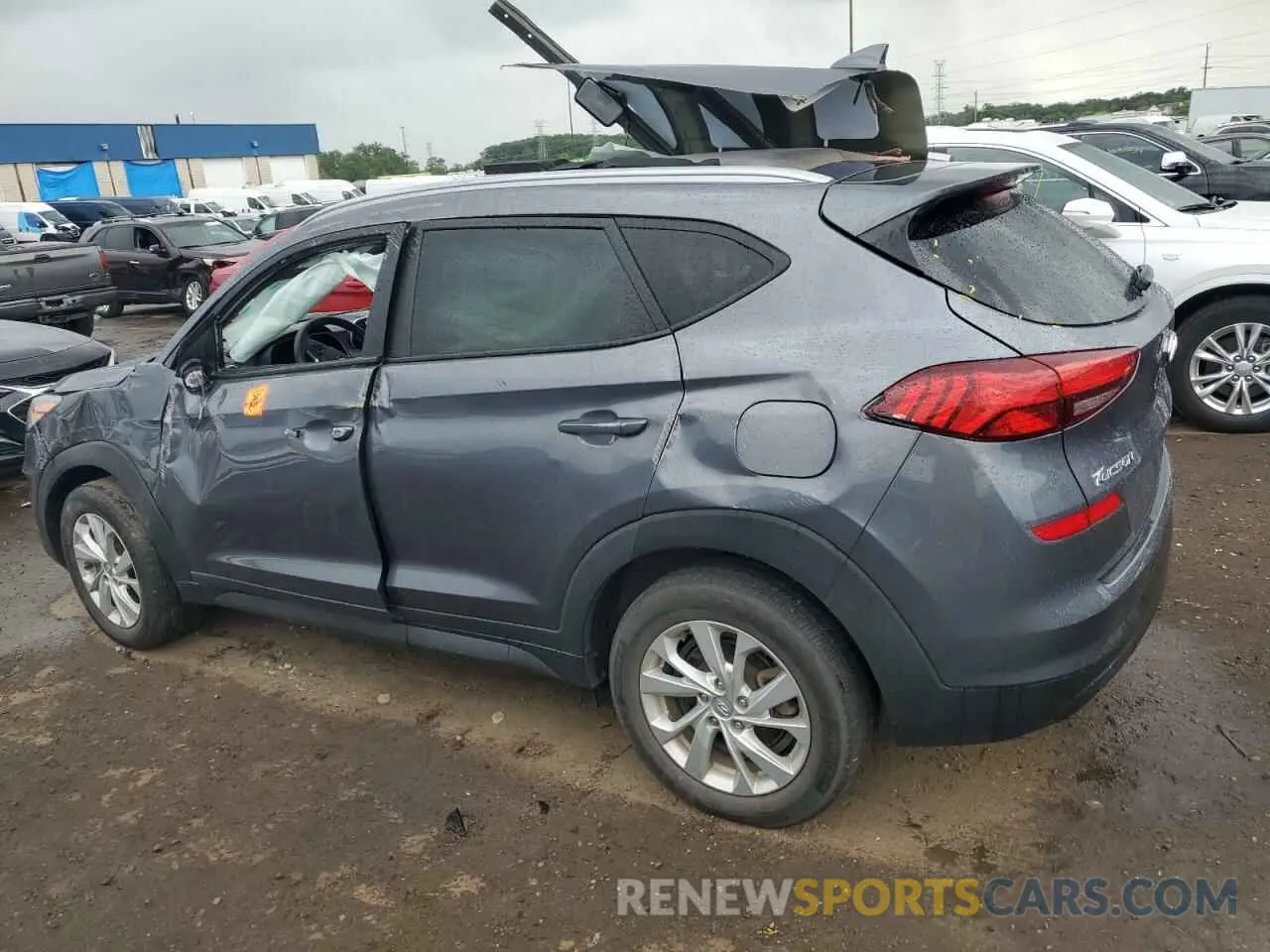 2 Photograph of a damaged car KM8J3CA40KU845923 HYUNDAI TUCSON 2019